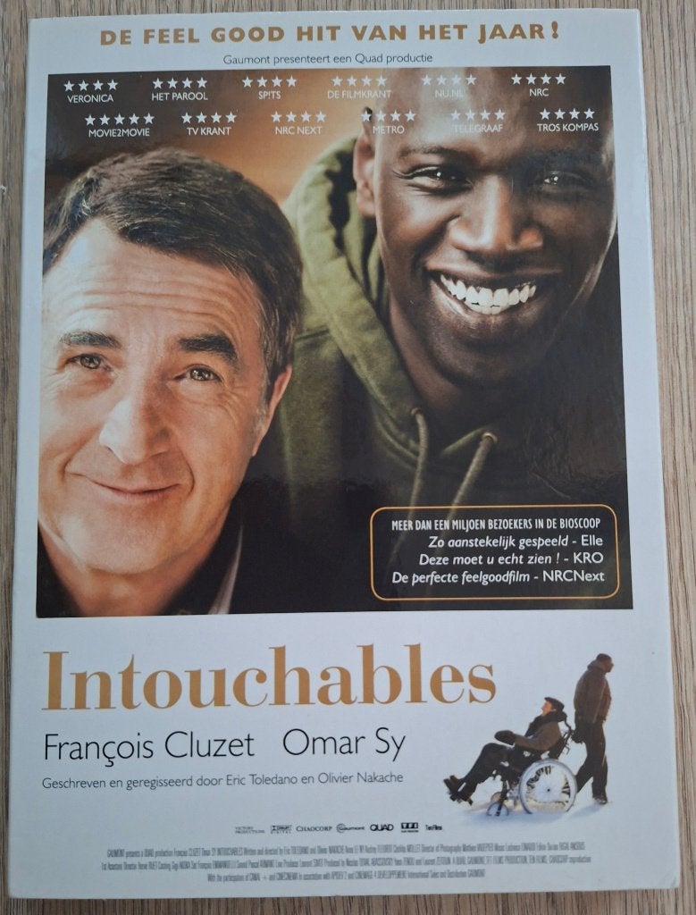 Originele DVD Intouchables - Franse feelgoodfilm, Cd's en Dvd's, Waargebeurd drama, Ophalen of Verzenden, Zo goed als nieuw, Frans