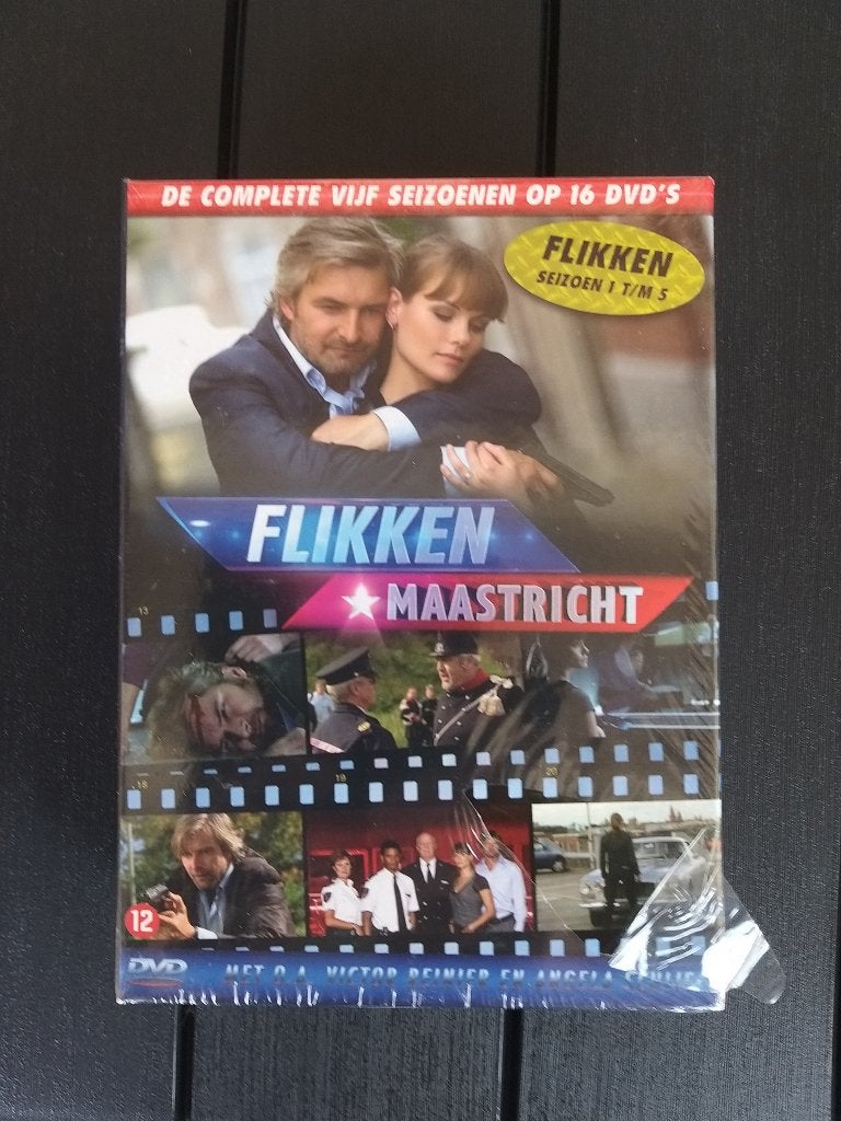 dvd box Flikken Maastricht seizoen 1 t/m 5 op 16 Dvd's nieuw, Cd's en Dvd's, Dvd's | Tv en Series, Vanaf 12 jaar, Ophalen, Nieuw in verpakking