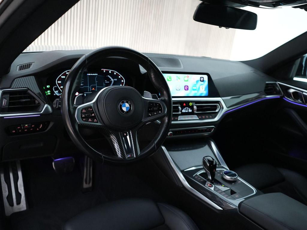 BMW 4-serie Coupé M440i 374pk xDrive High Executive |M-spor, Auto's, BMW, Automaat, Euro 6, 4 stoelen, Wit