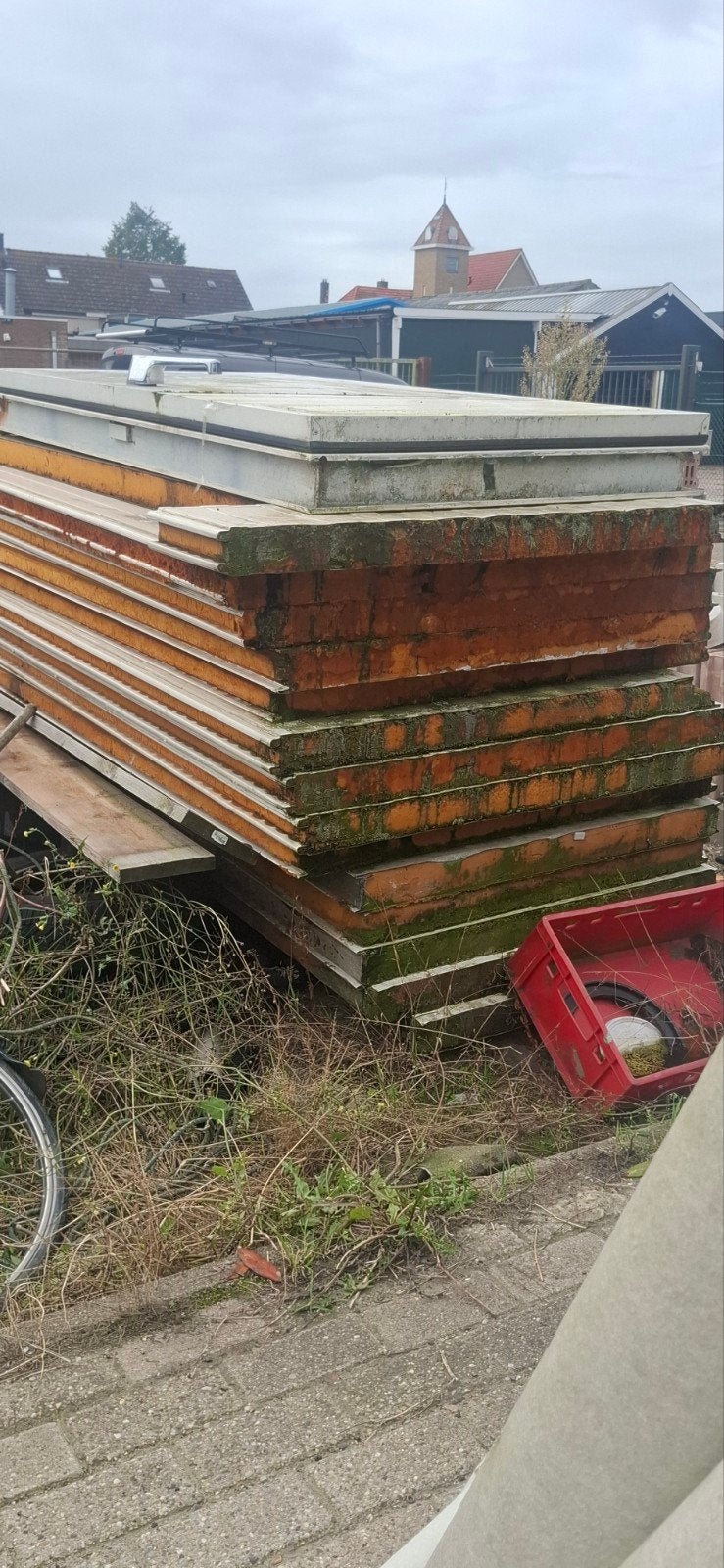 Sandwichpanelen - koelcel -Gebruikt, Ophalen, Gebruikt, Overige materialen, 100 mm of meer