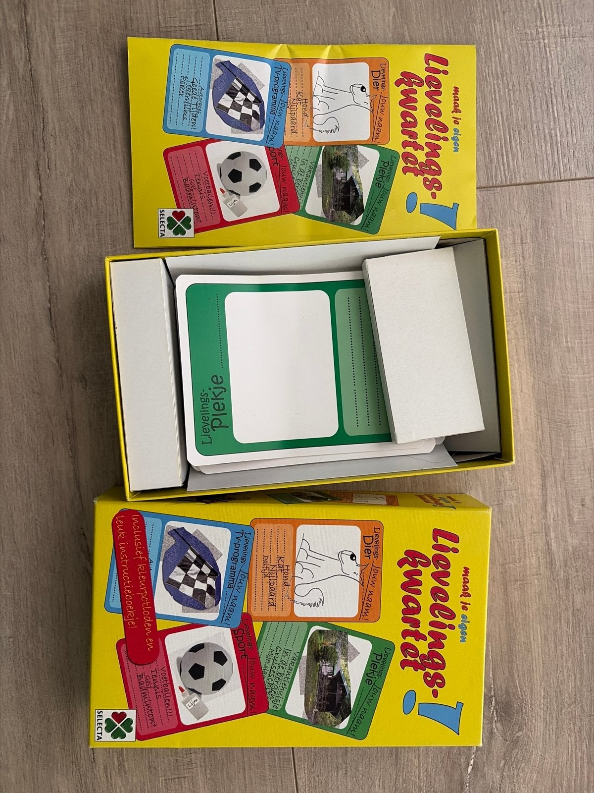 Maak je eigen Lievelings-Kwartet spel, Drie of vier spelers, Ophalen of Verzenden, Gebruikt