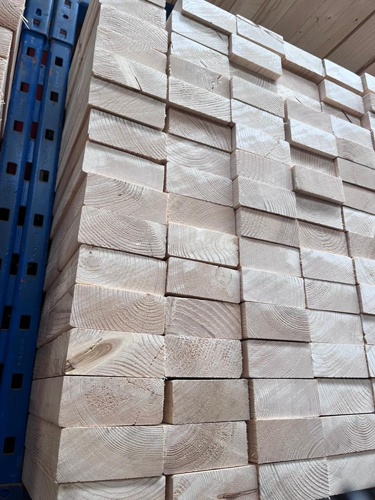 Vuren houten SLS balk 3,8x8,9 510 cm €3 pm, Ophalen, Nieuw, Balk, Vuren