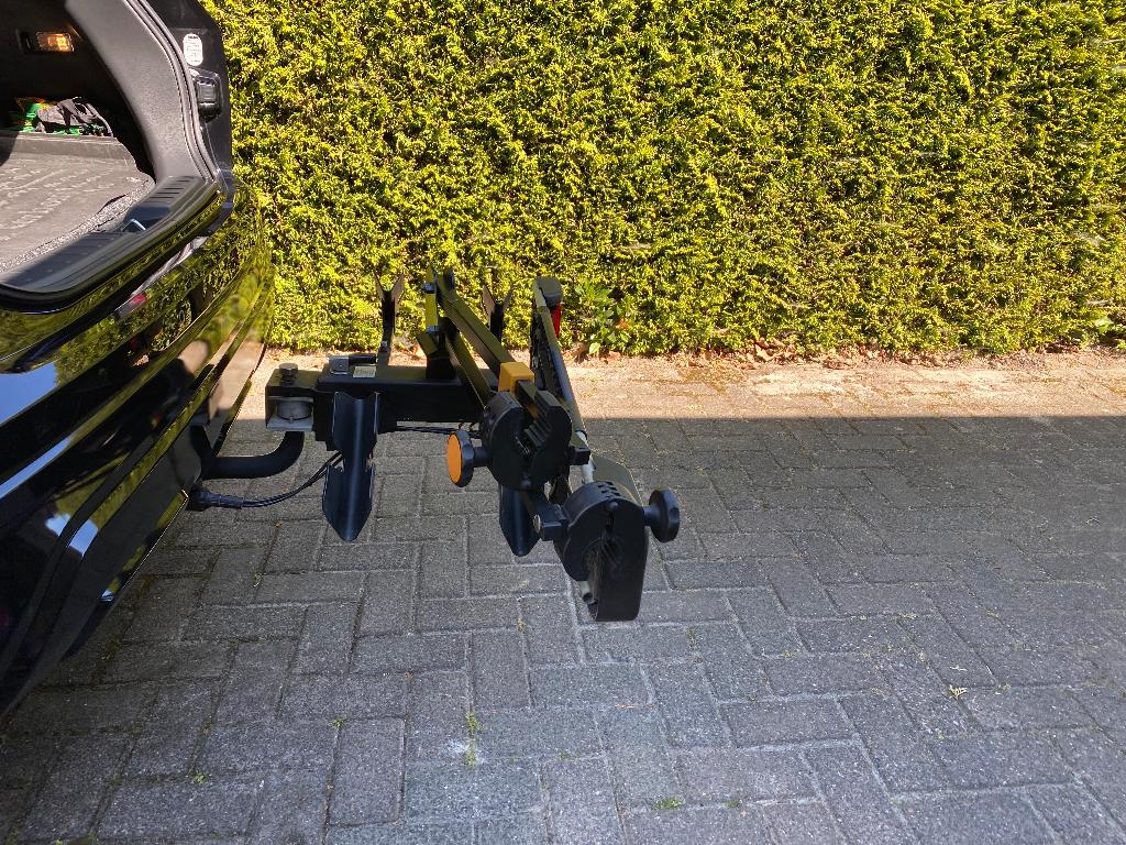 Spinder Hawk fietsendrager/ fietsenrekje 2 fietsen, Auto diversen, Fietsendragers, Ophalen, 2 fietsen, Gebruikt, Trekhaakdrager