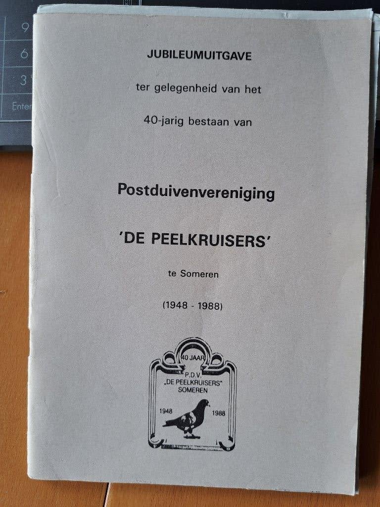 Jublileumuitgave de Peelkruisers postduiven, Ophalen of Verzenden, Gelezen