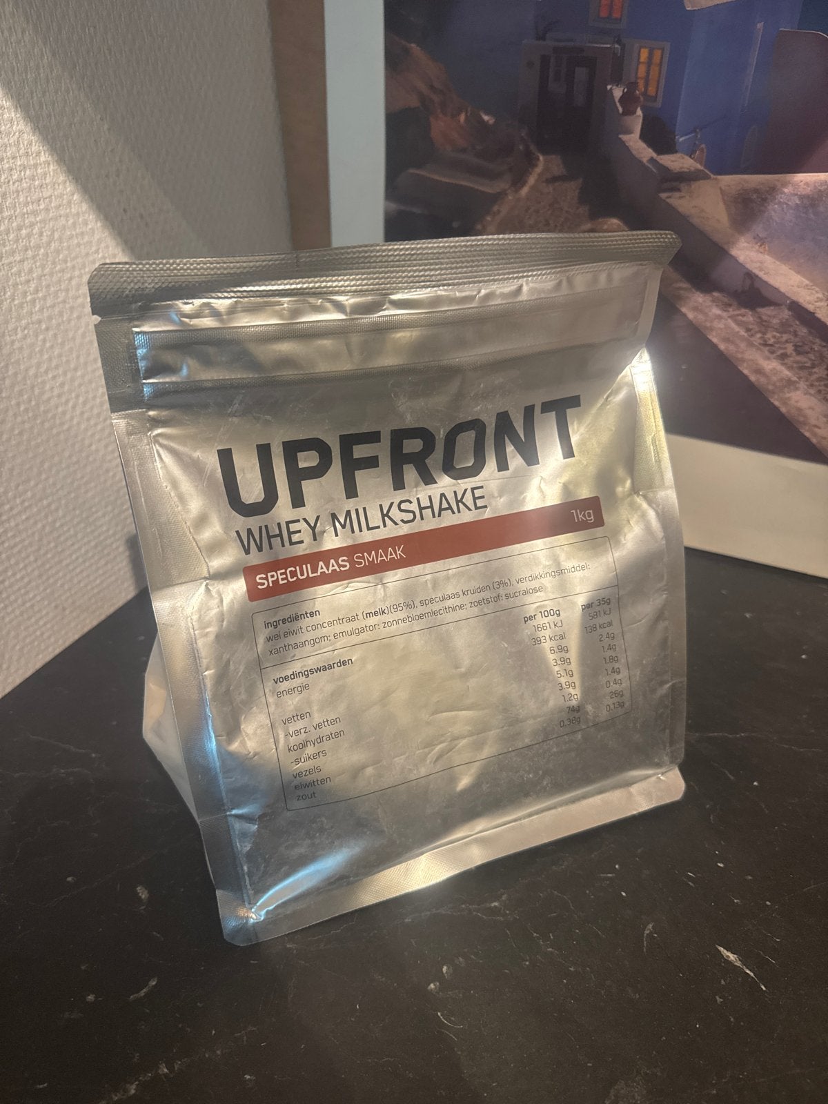 UPFRONT Whey Milkshake Speculaas Smaak - Ongeopend 1kg, Verzenden, Nieuw, Poeder of Drank
