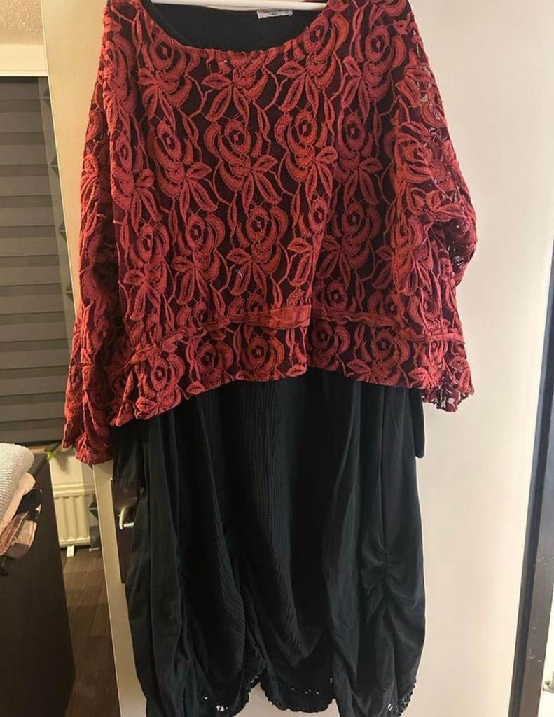 Moonshine Fashion Jurk met Kant - Maat 38/40 (M), Maat 38/40 (M), Moonshine Fashion, Ophalen of Verzenden, Zo goed als nieuw