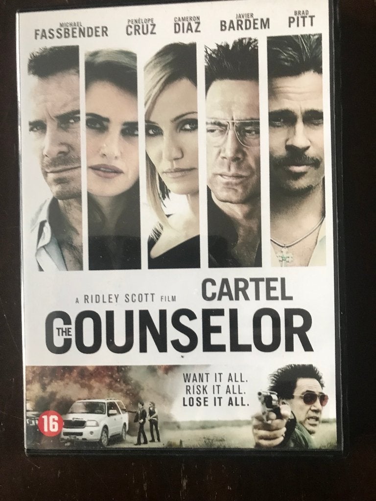 The Counselor DVD met Cameron Diaz en Brad Pitt, Vanaf 16 jaar, Ophalen of Verzenden, Zo goed als nieuw, Actiethriller
