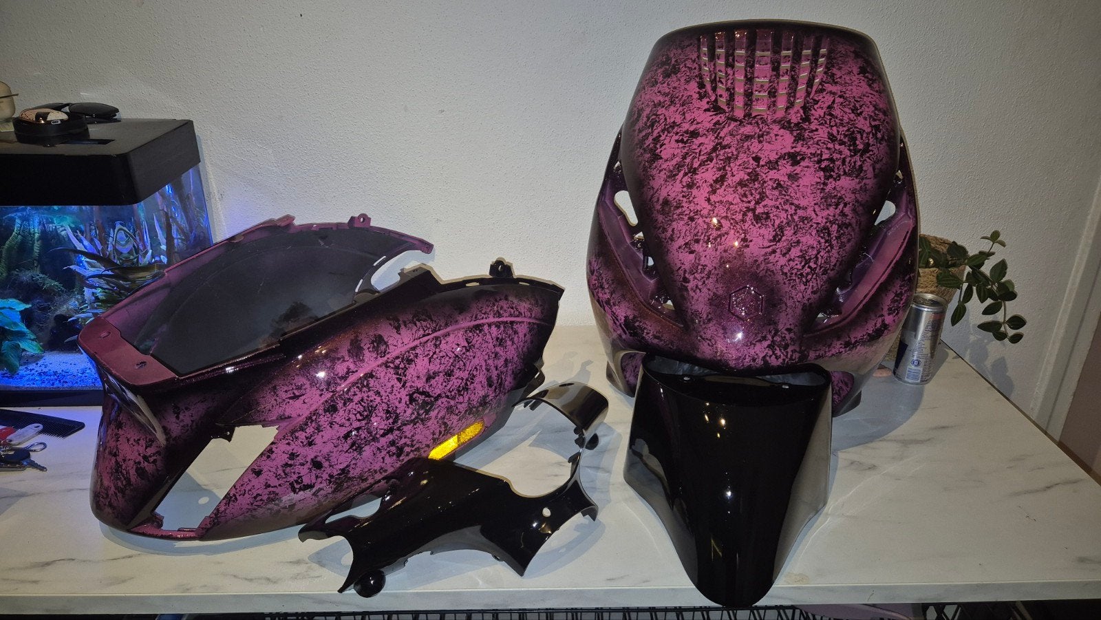 Zip Kappen Set - Chameleon Effect Custom Gespoten, Ophalen