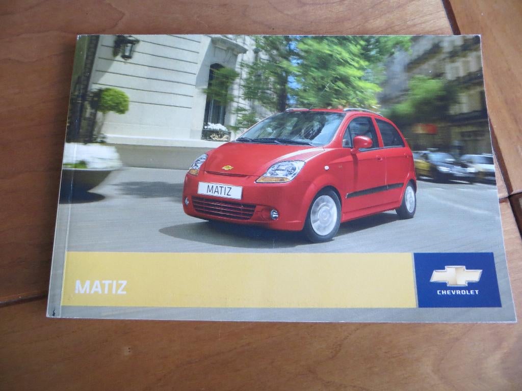 Instructieboek Chevrolet Matiz 2008, zeer mooi!, Auto diversen, Ophalen of Verzenden