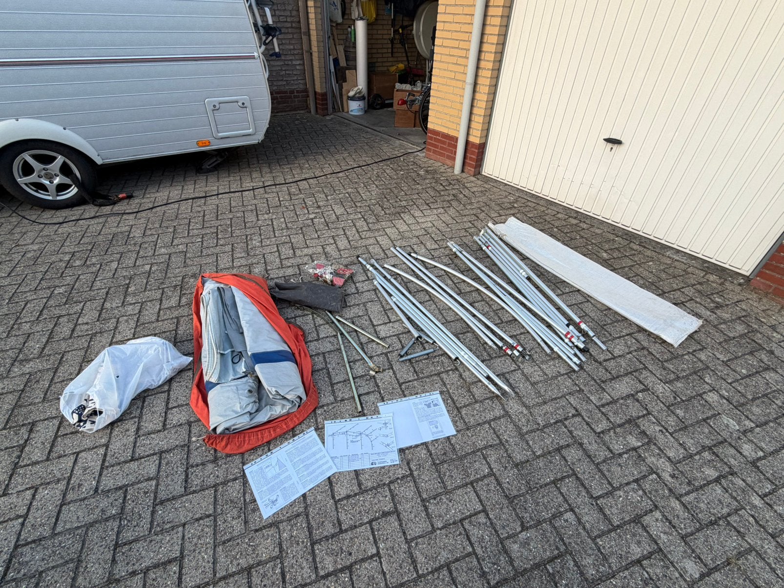Voortent Kip kompact special 37ekv, Ophalen, Gebruikt