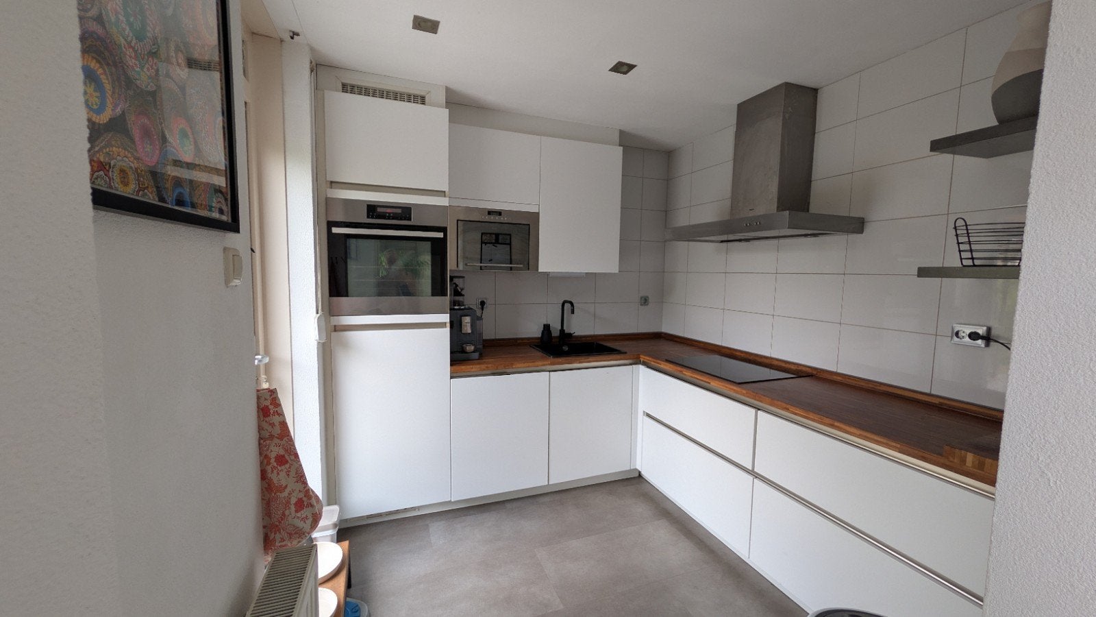 Complete keuken, Ophalen, Gebruikt, Wit, Hoekkeuken