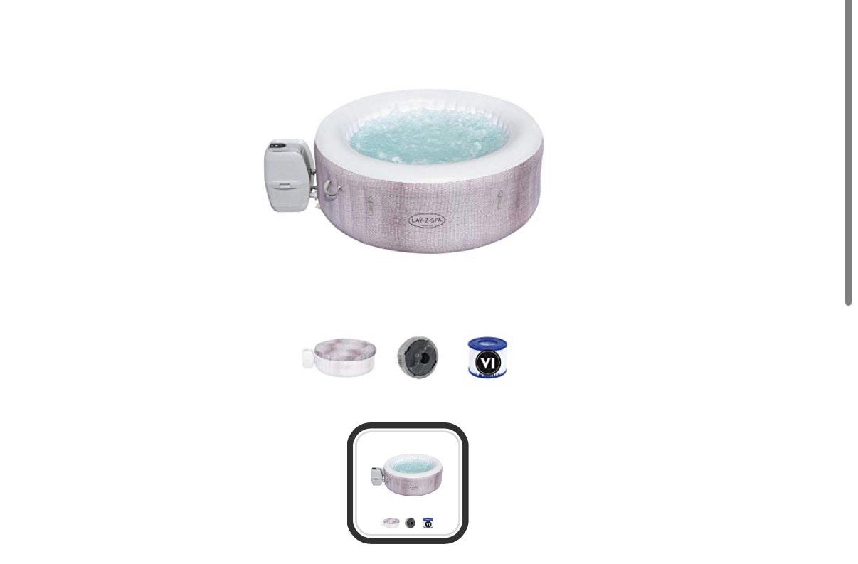 Lay-Z-spa jacuzzi 4personen compleet tot 40 graden/bubbels, Ophalen, Zo goed als nieuw, Filter
