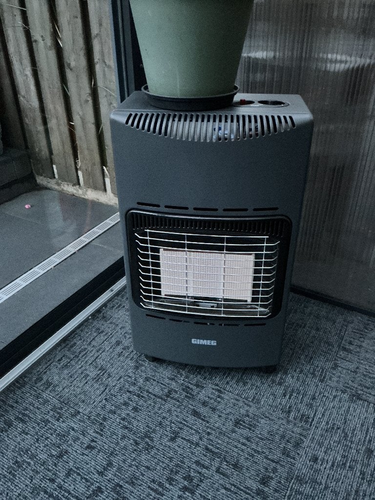 Gaskachel, Tuin en Terras, Ophalen, Zo goed als nieuw, Gas, Vloer