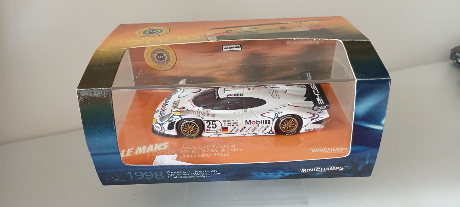 Porsche GT1 Le Mans Minichamps, Ophalen of Verzenden, Nieuw, Auto, MiniChamps