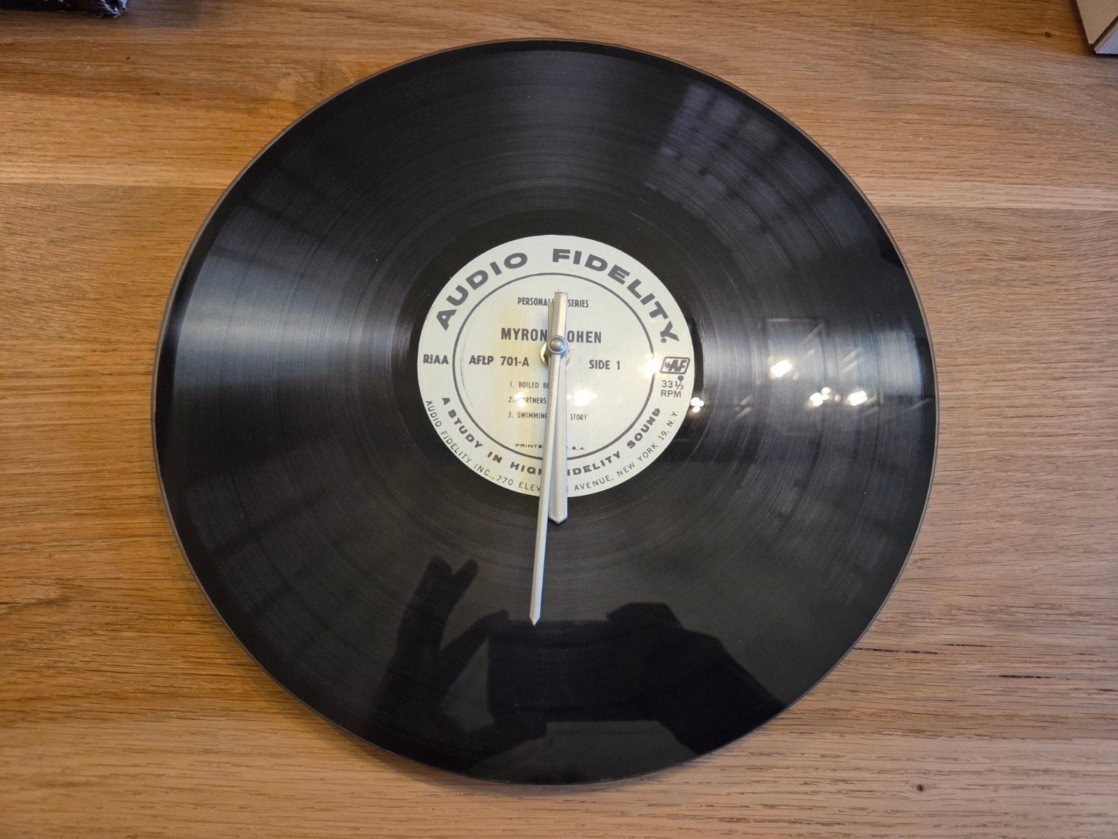 Vinyl plaat klok, Ophalen of Verzenden, Huis en Inrichting