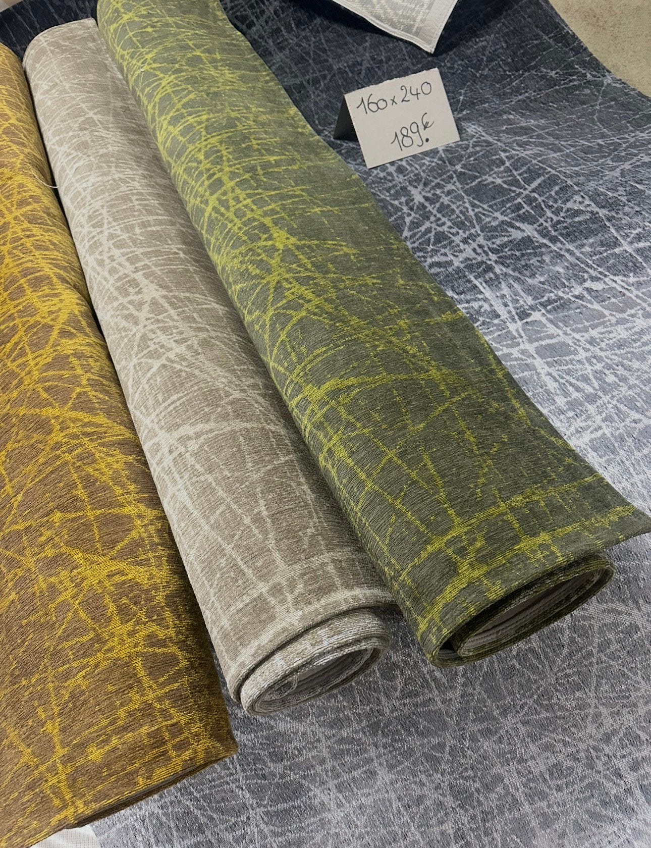 Designer vloerkleden 160x230 cm – Nieuw!, Ophalen, 150 tot 200 cm, Grijs, Rechthoekig