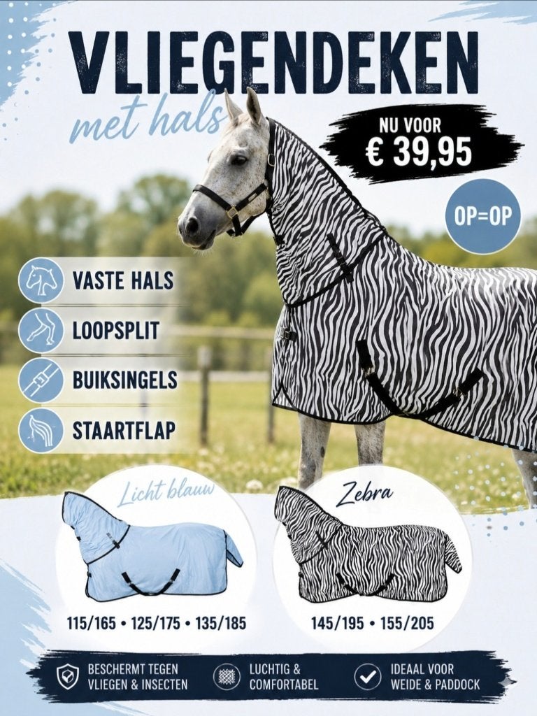 Vliegendeken met hals, Gersal, Nieuw, Maasbracht, Ophalen of Verzenden
