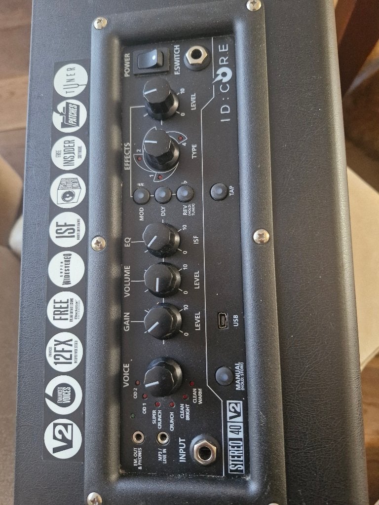 Blackstar ID Core 40W stereo V2, Ophalen of Verzenden, Zo goed als nieuw, Gitaar, Minder dan 50 watt