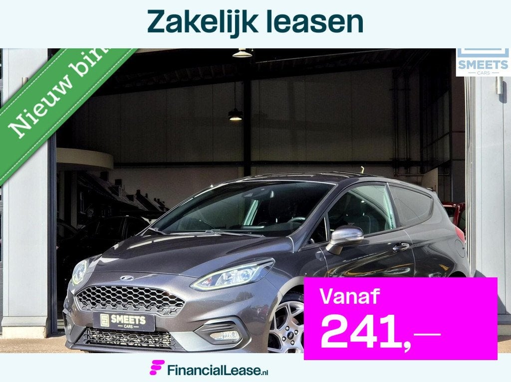 Ford Fiesta ST EcoBoost 200PK Performance |B&O|Recaro|Navi, Voorwielaandrijving, Stof, Bedrijf, Handgeschakeld
