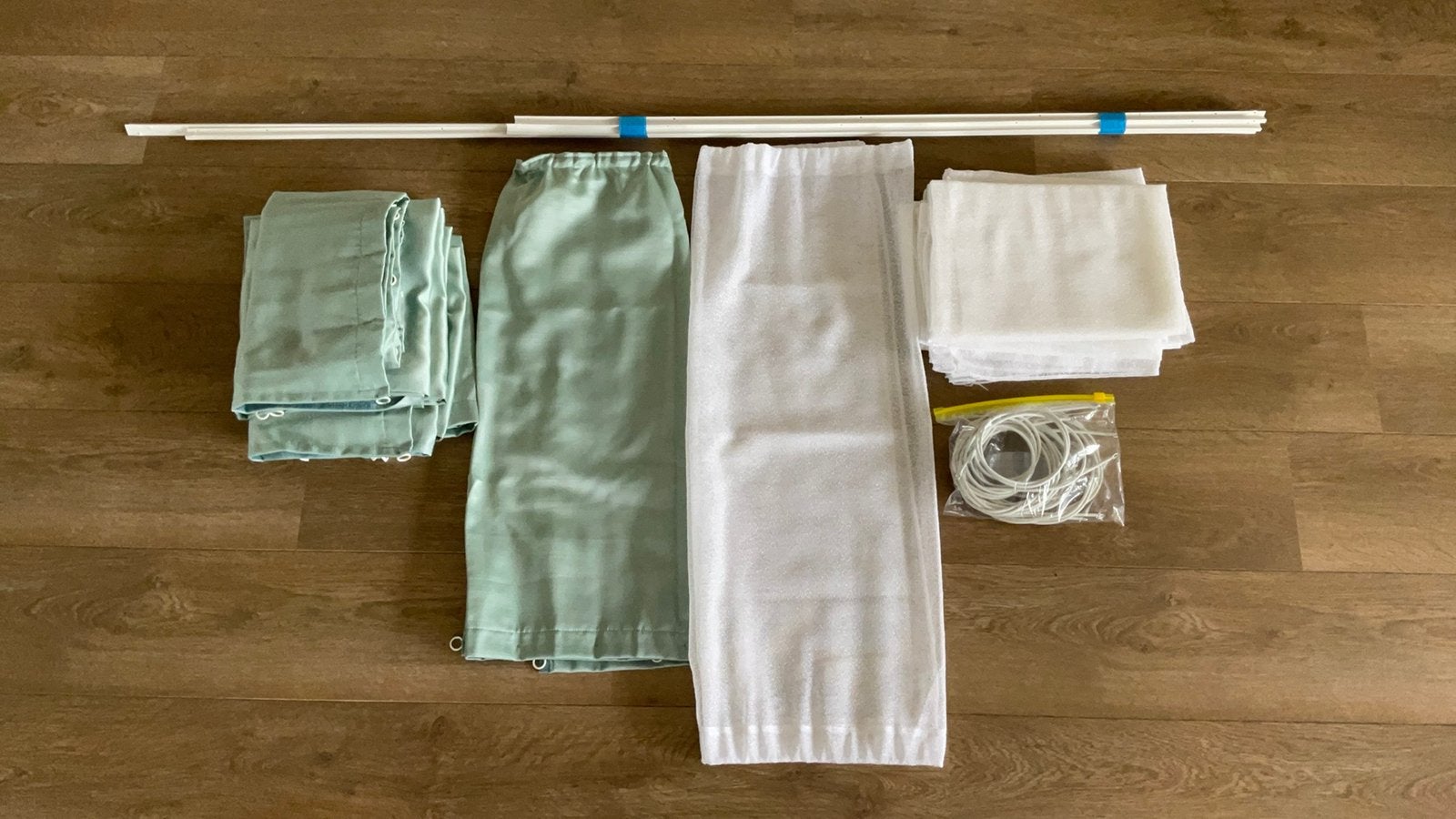 Originele gordijn vitrage set Kip kompakt 37 KK hefdak, Ophalen, Zo goed als nieuw