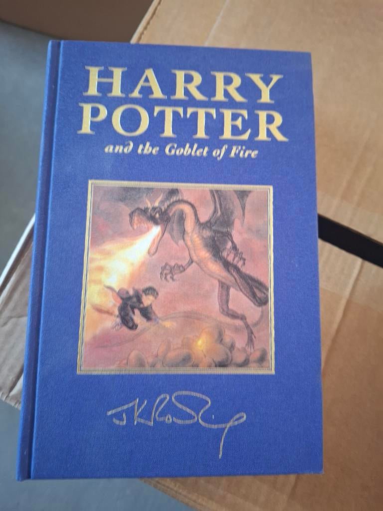 Harry Potter en de Vuurbeker - Eerste Editie (2000), Verzamelen, Harry Potter, Ophalen of Verzenden, Gebruikt, Boek of Poster