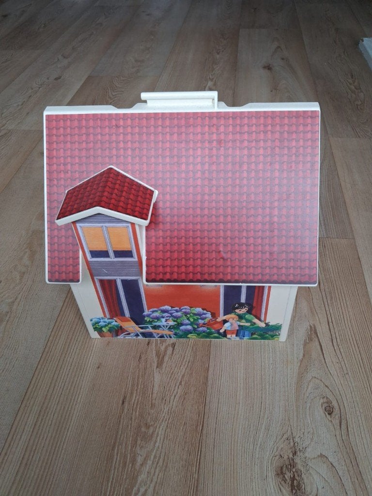 Playmobil poppenhuis (draagbaar) 5167 halve huis, Gebouw, Complete set, Ophalen of Verzenden, Zo goed als nieuw