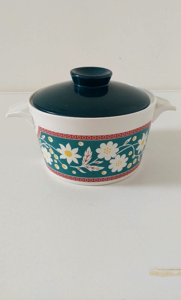 Vintage Royal Sphinx Oven schaal met Deksel • Retro Bloempot, Eu, Eu, Overige typen, Met handvatten