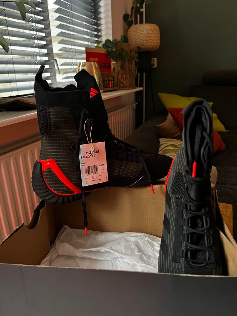Adidas Speedex 23 boksschoenen, maat 40, Ophalen of Verzenden, Nieuw, Boksschoenen