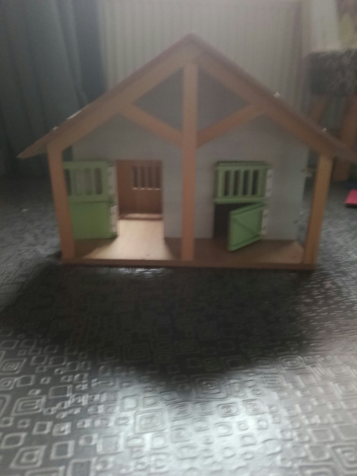 Schleich paardenstal met verlichting, Ophalen, Gebruikt, Jongen of Meisje