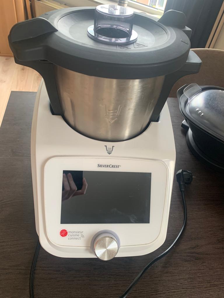 Monsieur cuisine connect, Witgoed en Apparatuur, Keukenmixers, Ophalen, Gebruikt, Vaatwasserbestendig, 3 snelheden of meer