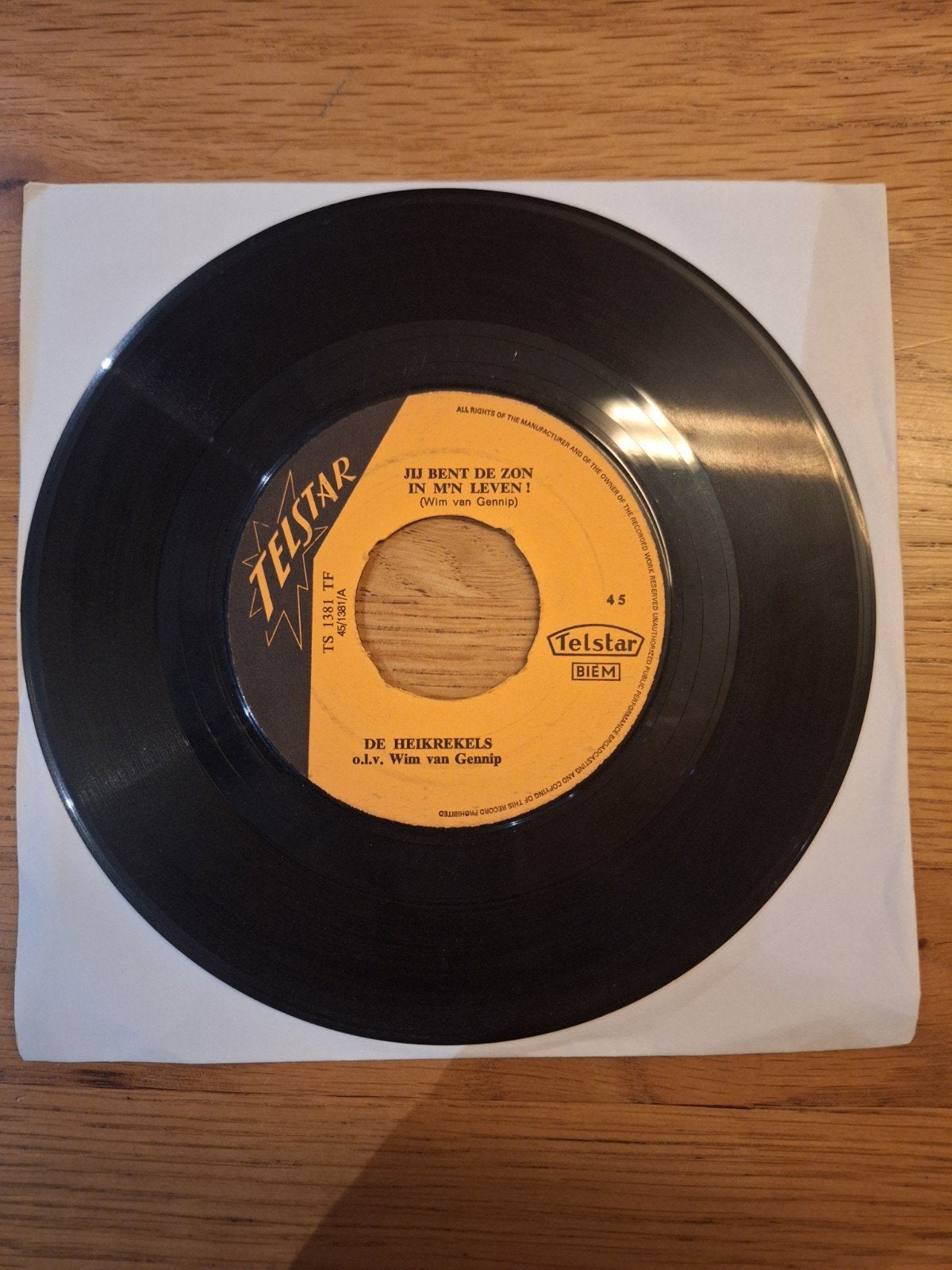 De Heikrekels - Jij Bent De Zon In M'n Leven! (Vinyl Single), Gebruikt, 7 inch, Single, Ophalen of Verzenden