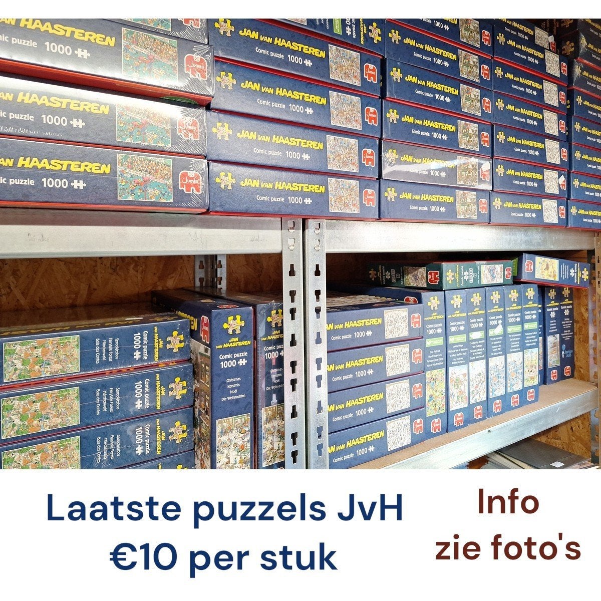 Jan van Haasteren, diverse titels, Nieuwe !, Ophalen, 500 t/m 1500 stukjes, Nieuw