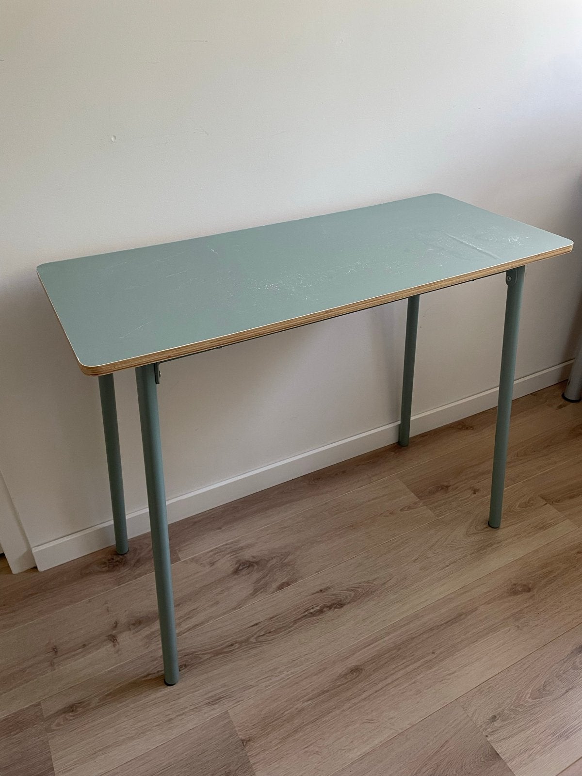 Sostrene Grene sidetable/bureau - zacht groen, Ophalen, Gebruikt, 50 tot 100 cm, Overige houtsoorten