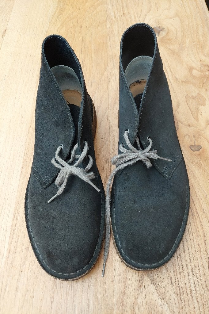 Clarks Desert Boots - Zwart suède, Zwart, Boots, Clarks, Ophalen of Verzenden