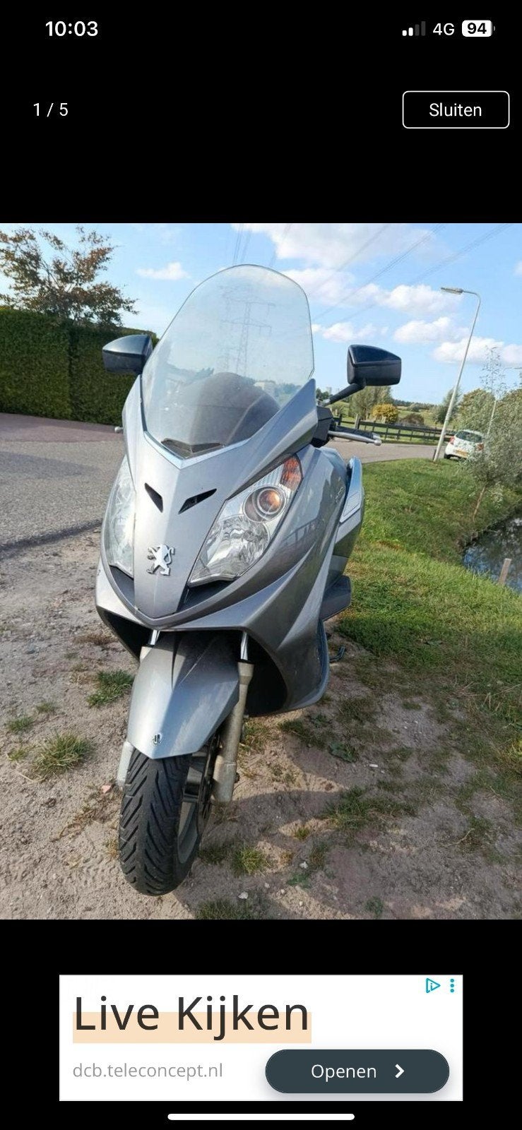 peugeot satalis 250cc, Ophalen of Verzenden