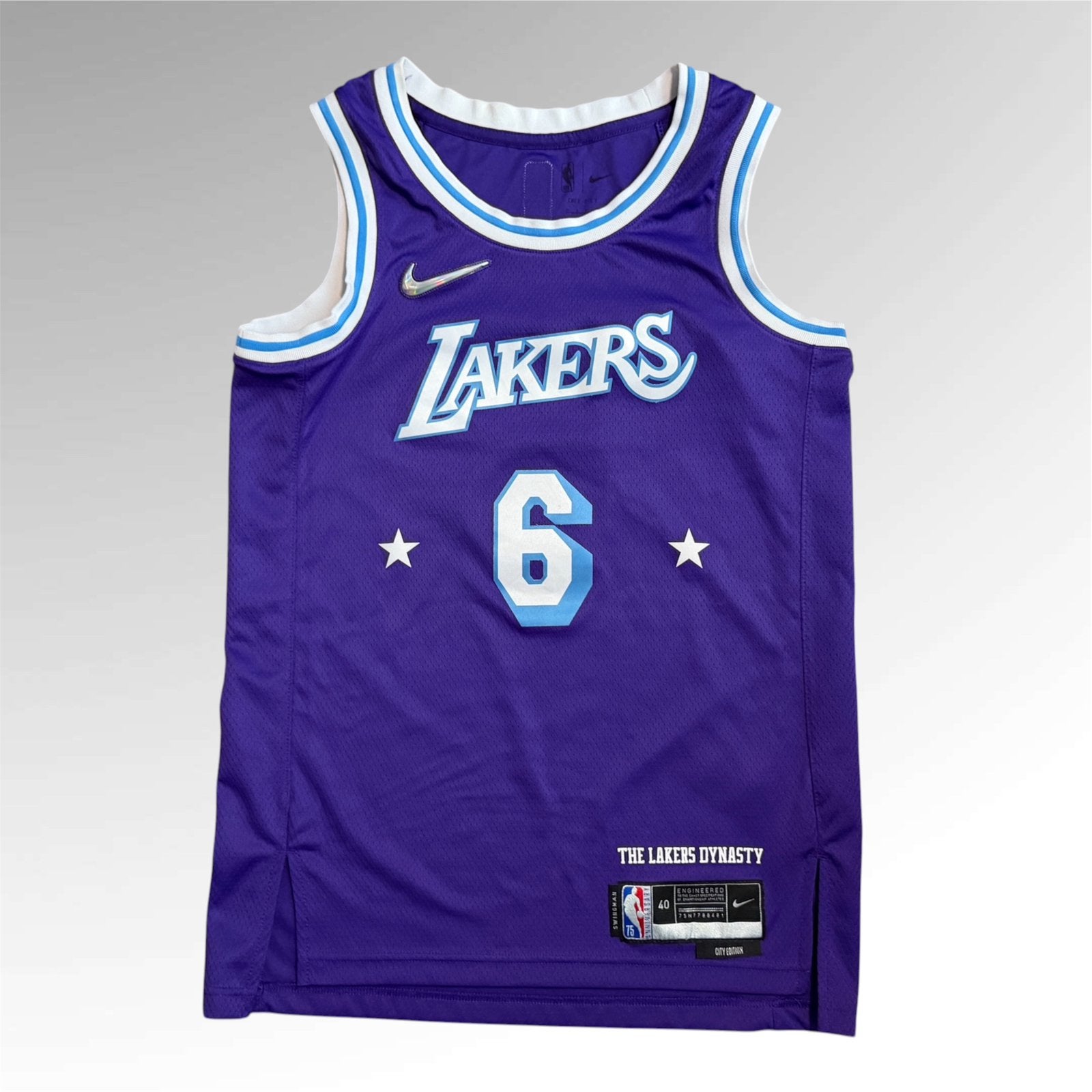 NBA LeBron James diamond Lakers jersey maat S heren Nike 40, Ophalen of Verzenden, Kleding