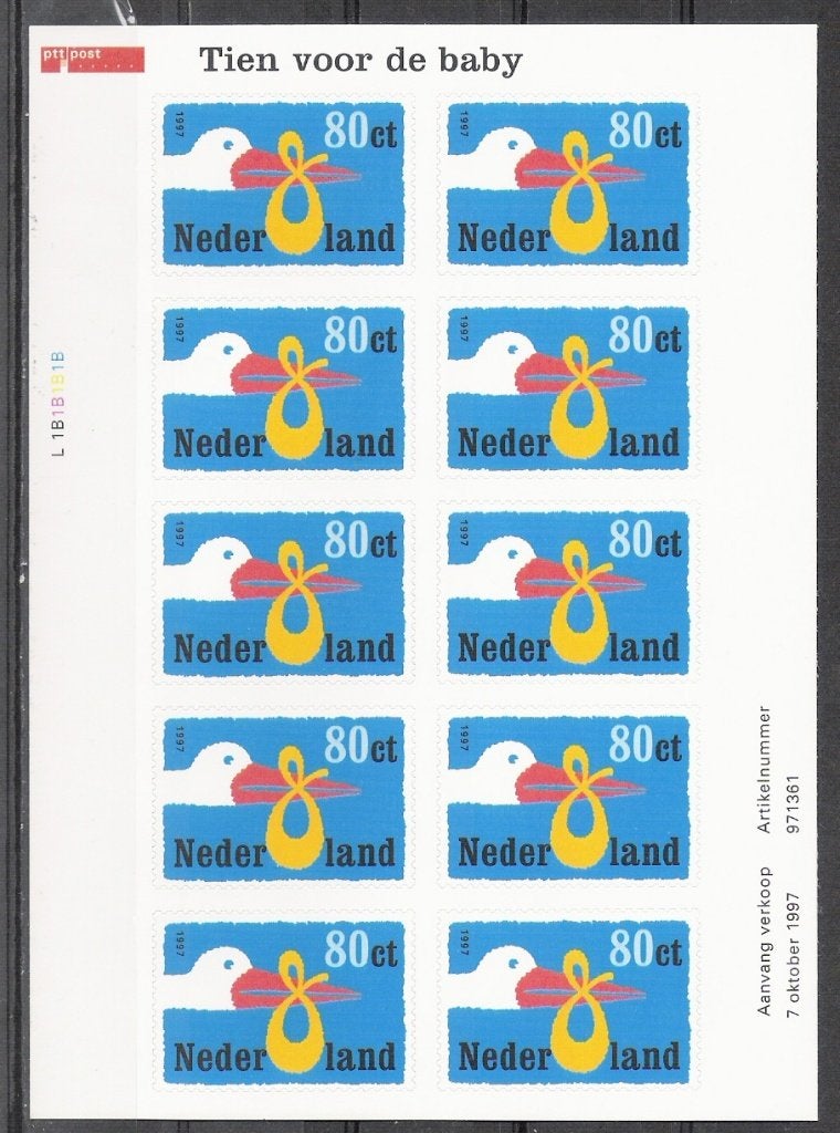 Vel 1735 postfris cw 8,00, Postzegels en Munten, Postzegels | Nederland, Ophalen of Verzenden