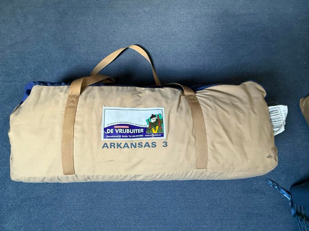 De Vrijbuiter Arkansas 3 Tent - 3-persoons, Ophalen of Verzenden, Zo goed als nieuw, Tot en met 3