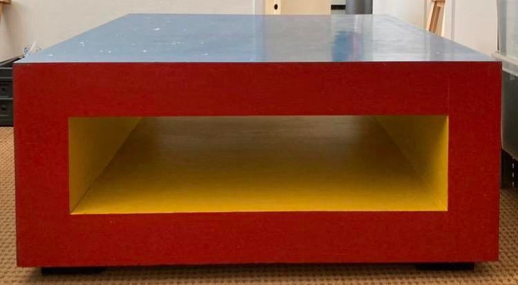 Salontafel naar ontwerp Gerrit Rietveld - handgemaakt, Ophalen, 75 cm of meer, 50 tot 100 cm, Zo goed als nieuw