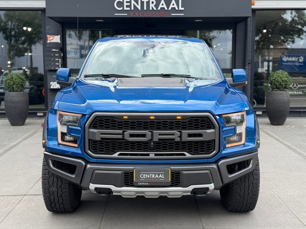 Ford F150 3.5 V6 Raptor Ecoboost SuperCrew B&O|Pano|Memory|L, Auto's, Automaat, Blauw, F-150, Bedrijf