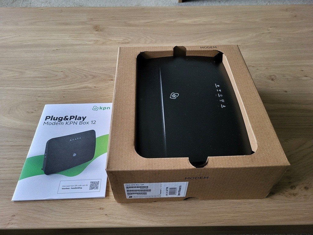 KPN Box 12b modem Wifi 6 Nieuw in doos!, Ophalen of Verzenden, Nieuw, Router met modem, KPN