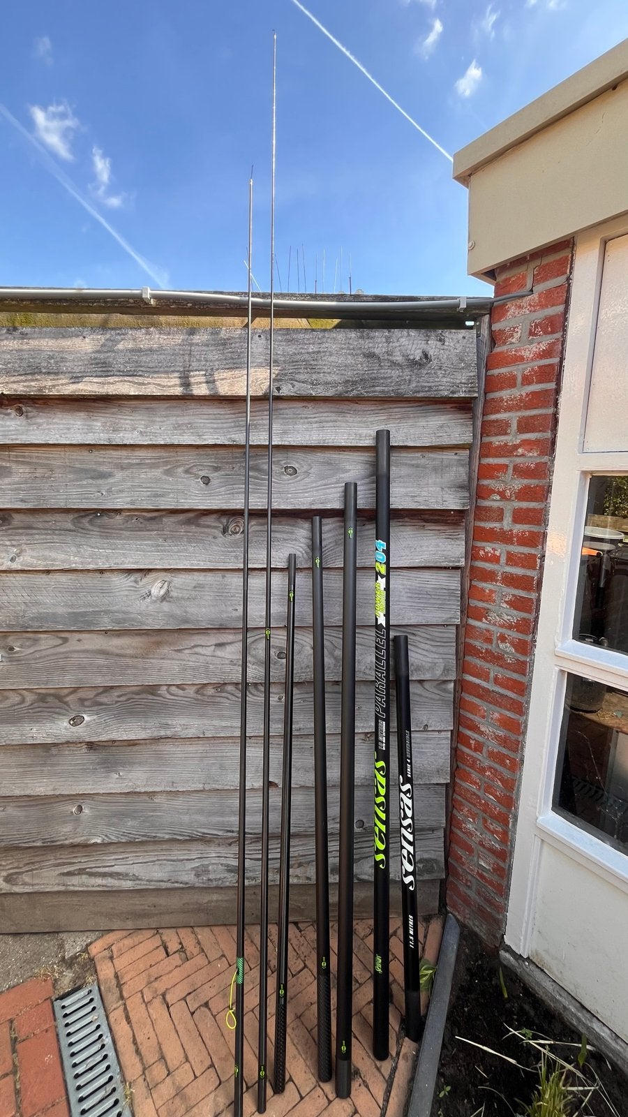 Sensas Parallel Power 204 10m Vaste Hengel, Ophalen, Zo goed als nieuw, Vaste hengel