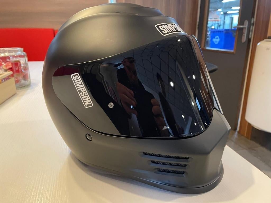 Simpson Helm Speed Matzwart XXL "NIEUW", Motoren, Overige merken, Heren, Ophalen of Verzenden, Nieuw zonder kaartje