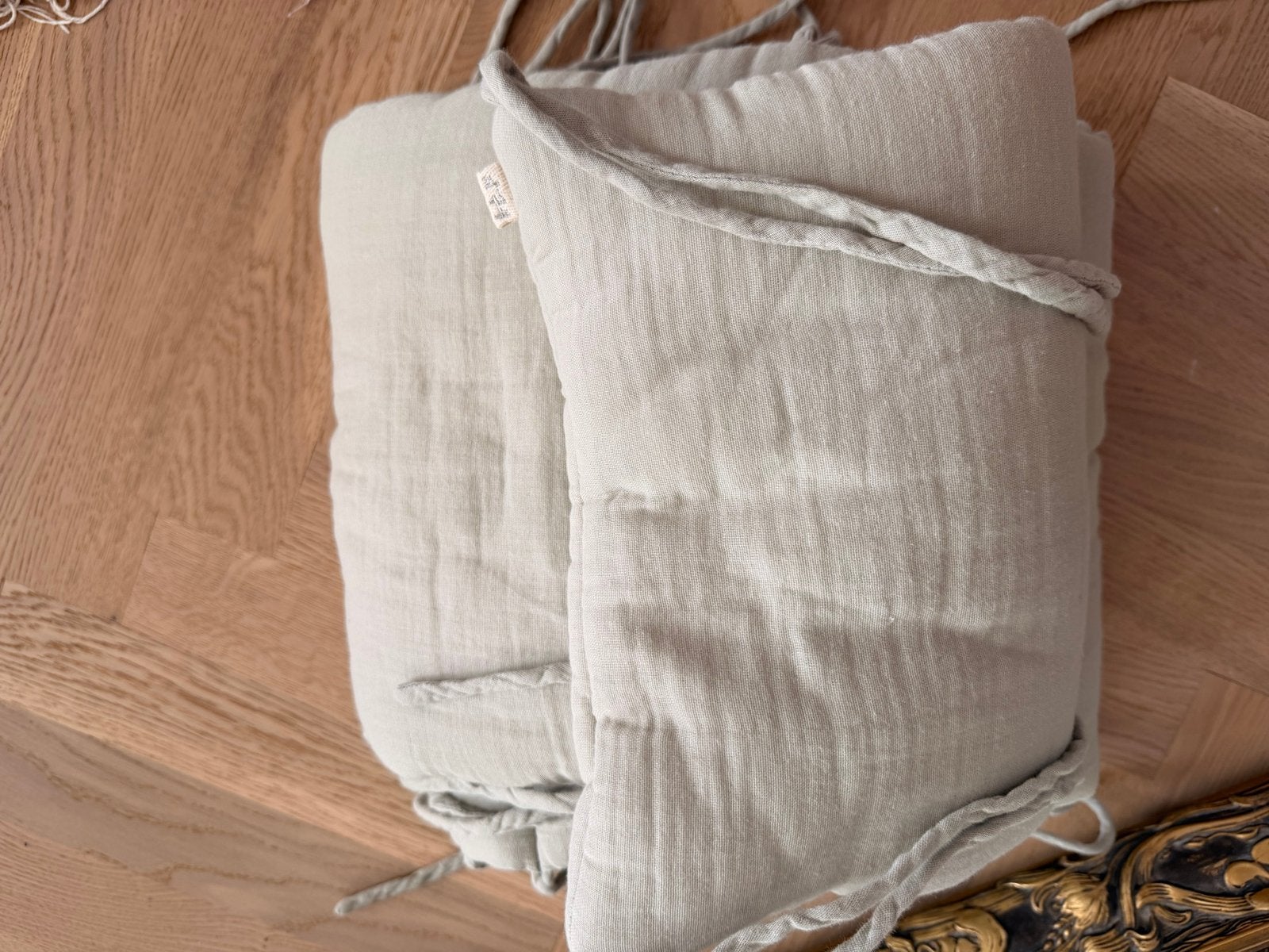 Numero74 Bedomrander voor ledikant - Lichtgroen/beige, Gebruikt, Overige merken, Ledikant, Ophalen of Verzenden