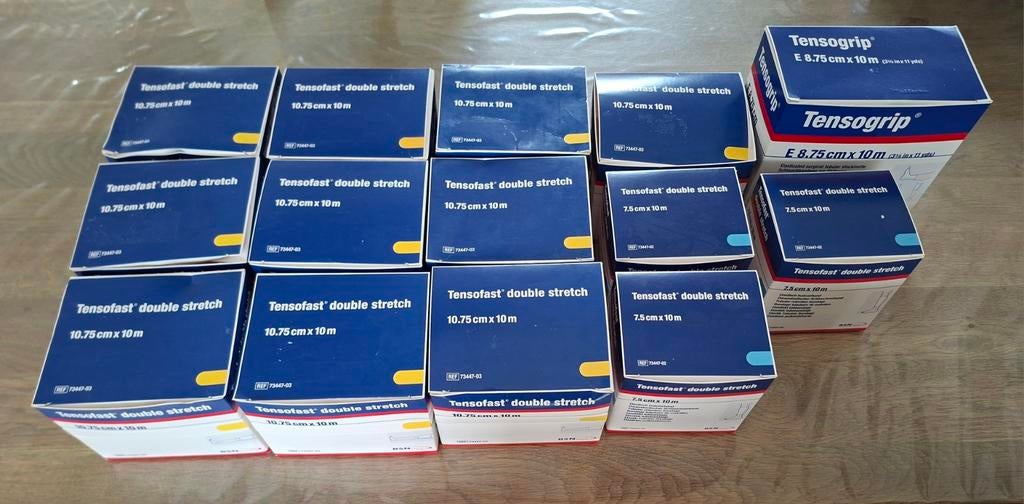 14 dozen Tensofast doublestretch. Elastisch buisverband., Diversen, Verpleegmiddelen, Ophalen of Verzenden