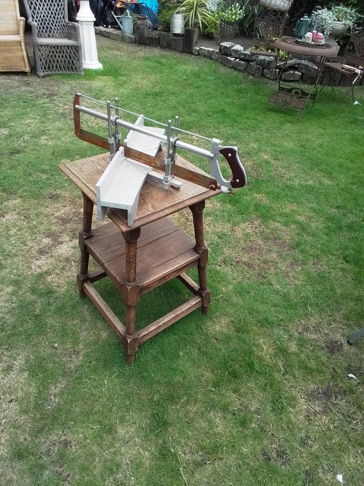25773) mooie zware uitvoering verstekzaag, Ophalen of Verzenden, 1200 watt of meer, 70 mm of meer