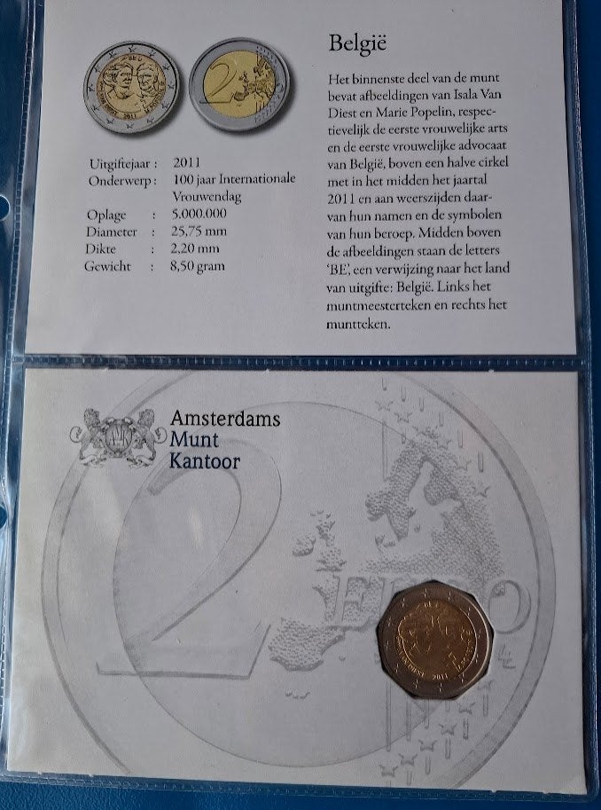 België 2 Euro "10 jaar EURO" 2011 (AMK), Postzegels en Munten, Munten | Europa | Euromunten, Ophalen of Verzenden, België, 2 euro