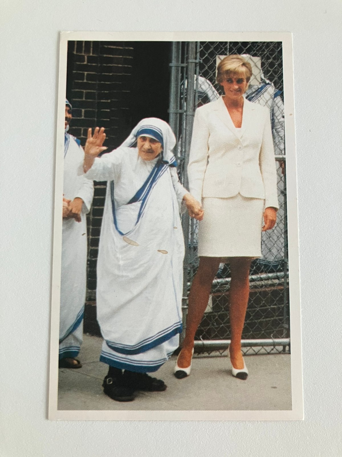 Bidprentje Moeder Teresa en Prinses Diana, Ophalen of Verzenden