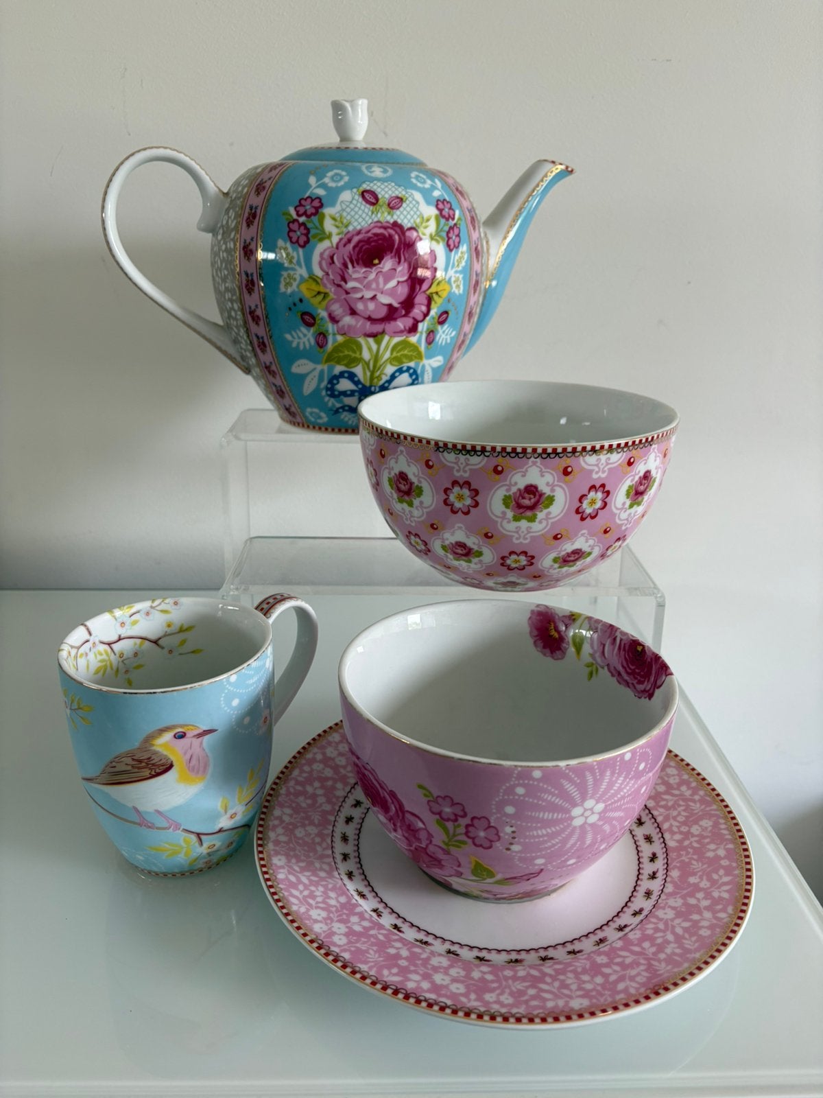 Pip Studio servies theepot schalen bord en mok, Huis en Inrichting, Ophalen of Verzenden, Nieuw, Porselein, Overige stijlen