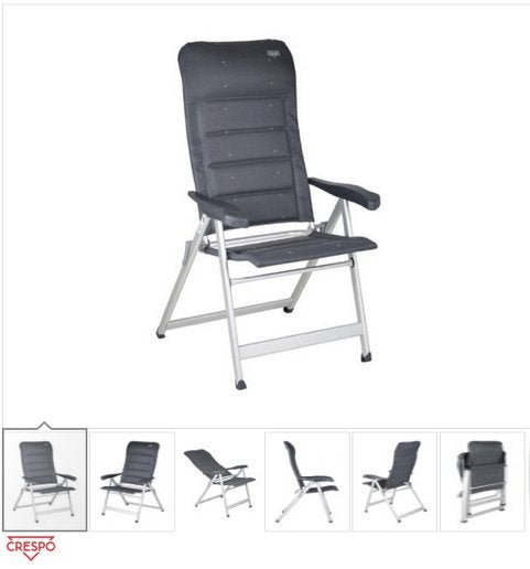 Crespo Standenstoel AL/237-DL Deluxe, Ophalen, Gebruikt, Campingstoel